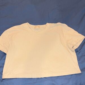 Nuuds Cream Women's Crop Top Med